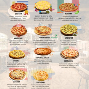 Pizzas congeladas 100%